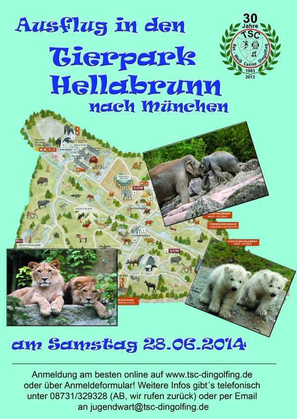 Tierpark Plakat 500